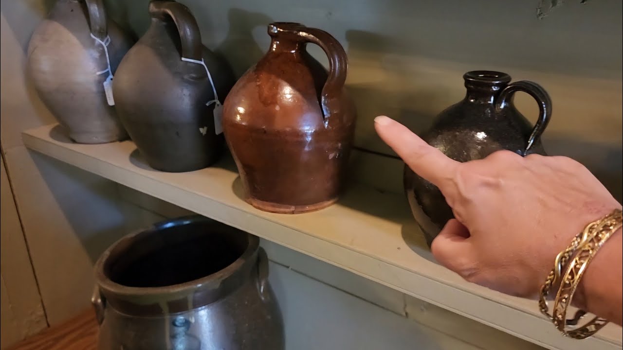 Tour Primitive Colonial Antique Shop! Gorgeous! Decorating Using Antiques and Primitives Americana