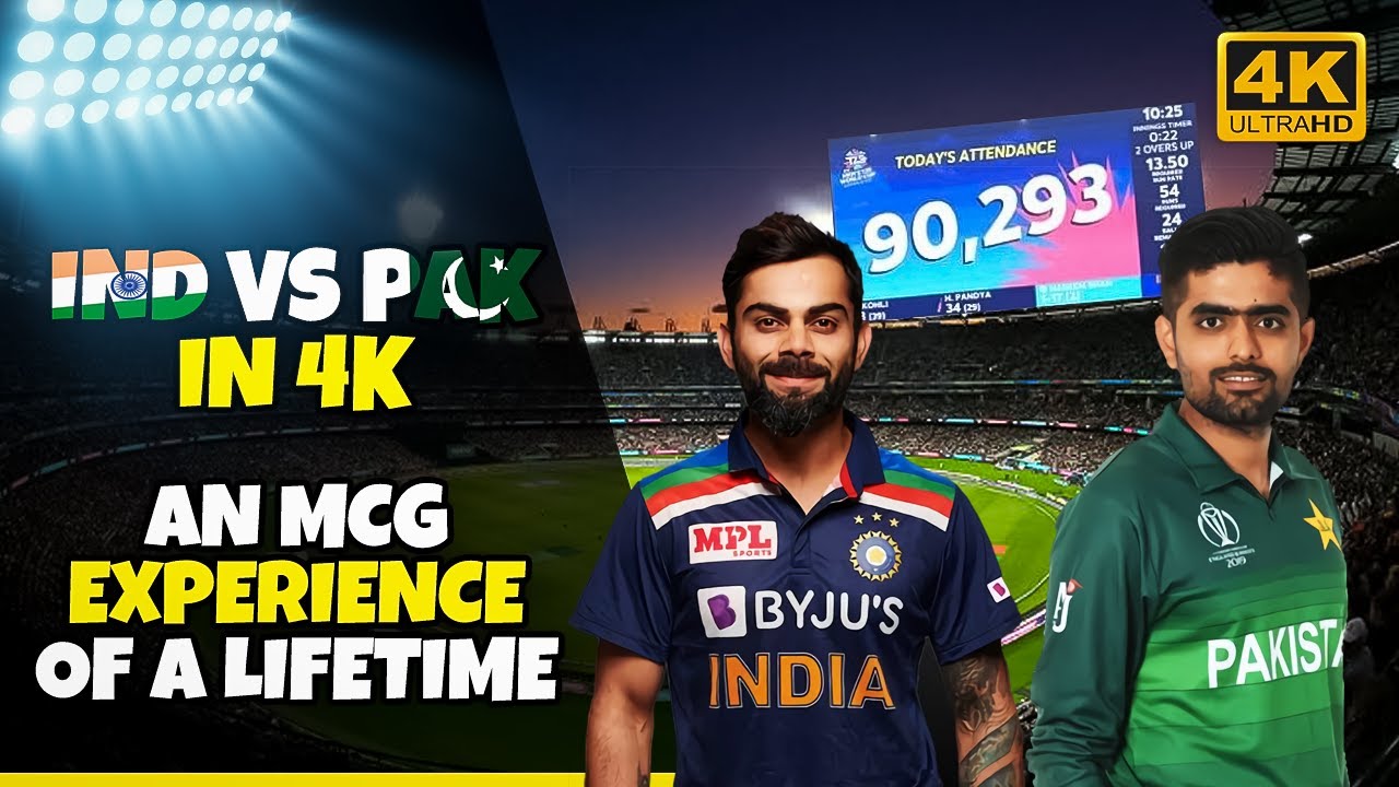 A Super Sunday @ Melbourne Cricket Ground | Ind vs Pak | 4K Tour With CAPTIONS | WT20