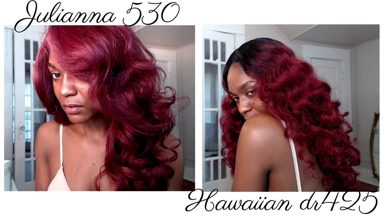freetress equal Julianna & outre Hawaiian |affordable wig try on under 30$