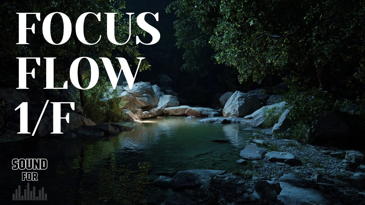 Focus Flow 1/f – 2 Hours | Ambient Music for Deep Concentration