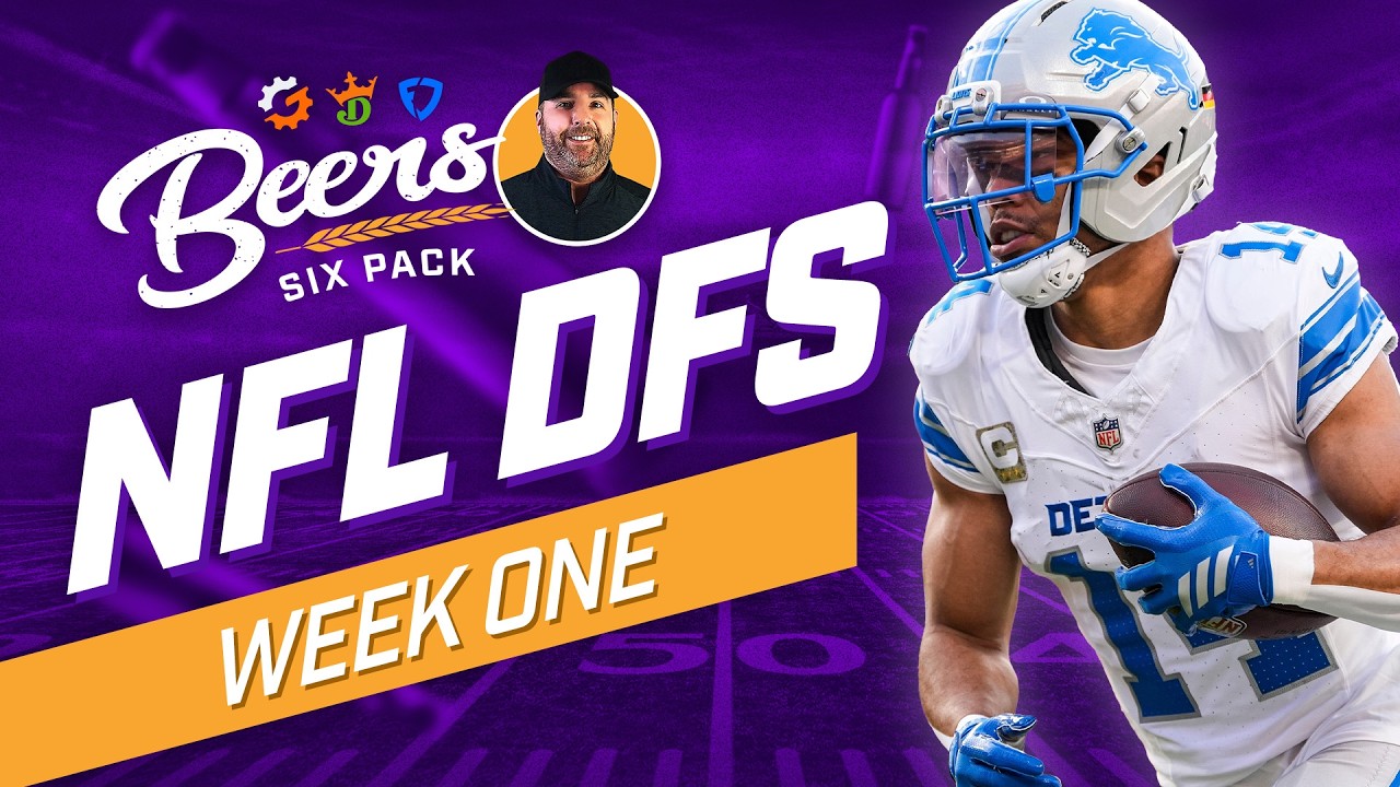 NFL ВОЗВРАЩАЕТСЯ! 6 топовых прогнозов на 1-ю неделю DFS для DraftKings и FanDuel!