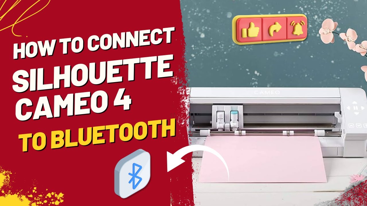 How to Connect Silhouette Cameo 4 to Bluetooth (Easy Tutorial!) #howto #setup #silhouette #bluetooth