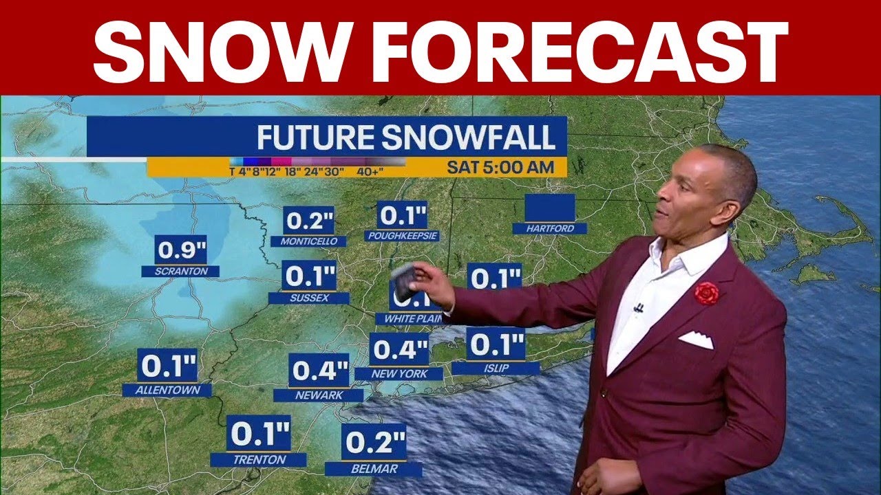 NYC weather forecast: Snow chance late Friday night