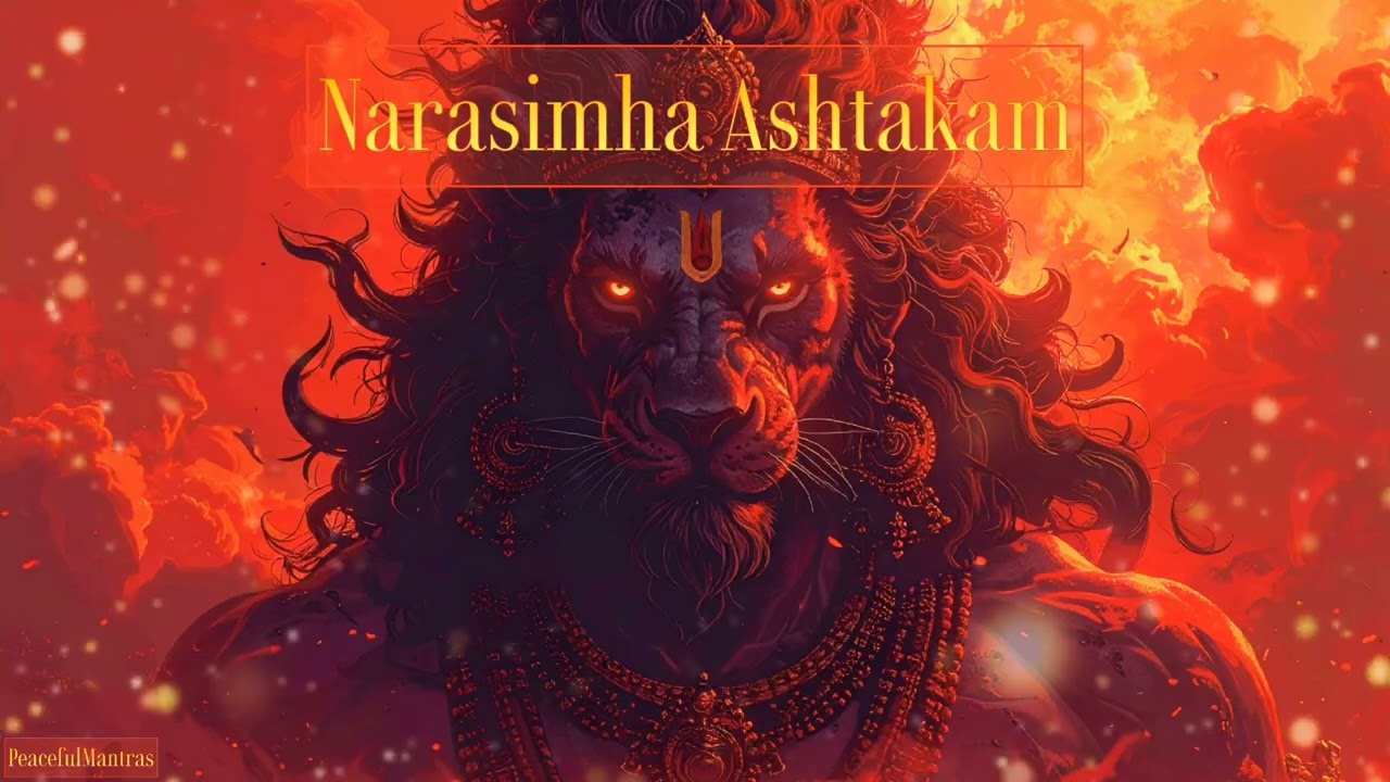 UNSTOPPABLE PROTECTION: Narasimha Ashtakam | Destroy Fear & Hidden Enemies | Powerful Lyrical Video
