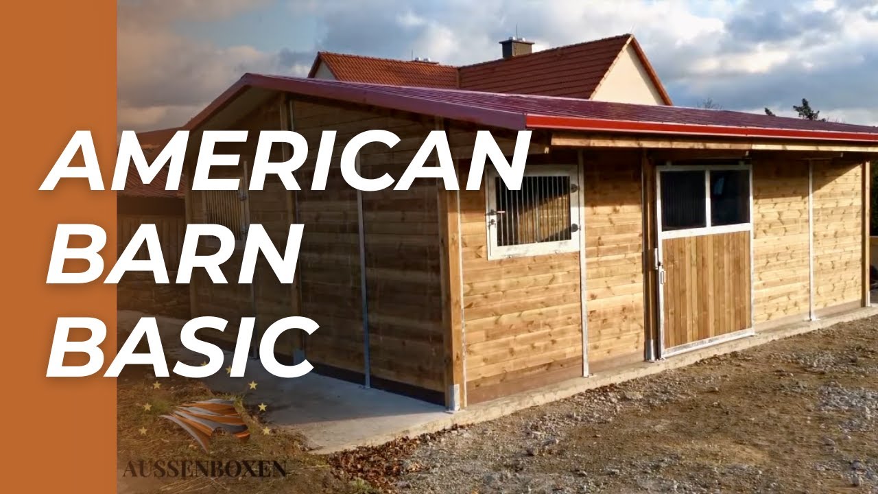 Stall das Modell AMERICAN Barn / Pferdestall