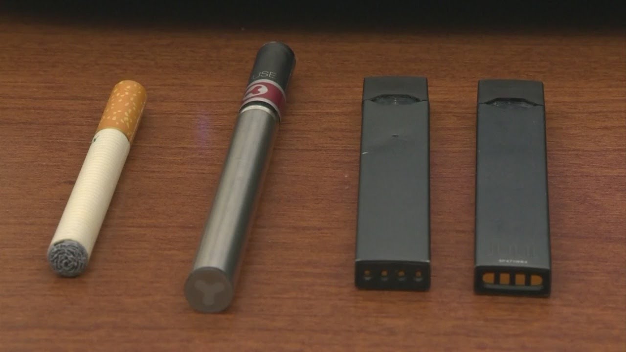 JUUL a new e-cig; More teens using vaping devices at school