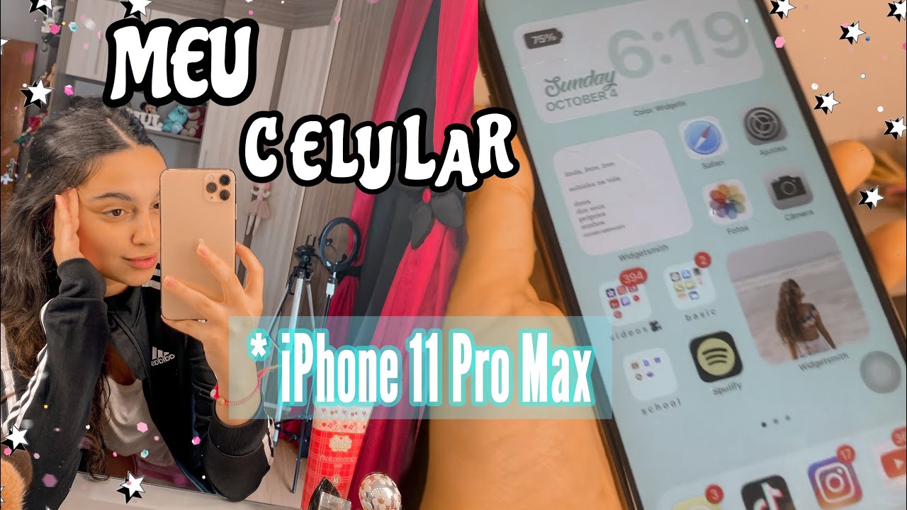 O QUE TEM NO MEU CELULAR ! ( iPhone 11 Pro Max + ios14 ) | Julia Roque