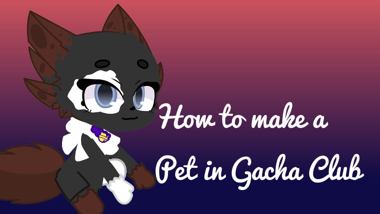 A real tutorial of how I made pets in Gacha club read des