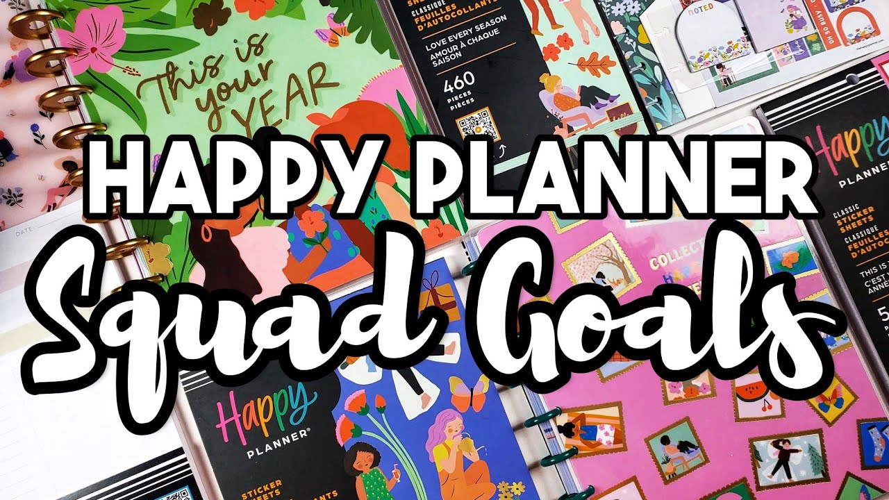 YAAAASS!!!! 👩🏾‍🤝‍👩🏼 HAPPY PLANNER SQUAD GOALS IS BACK!!!!  | Review & Flip Through