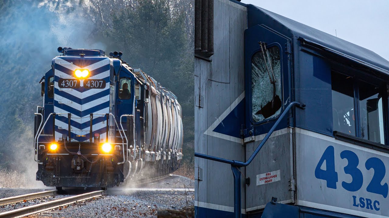 A Smashed Locomotive Window and a Long Hood Forward Chase to Alpena Michigan on 1/3/25