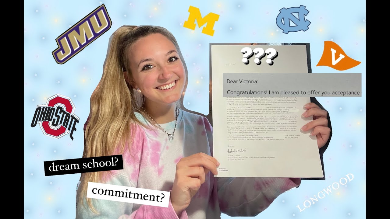 COLLEGE DECISIONS 2022- applications, admissions, and choosing a college!
