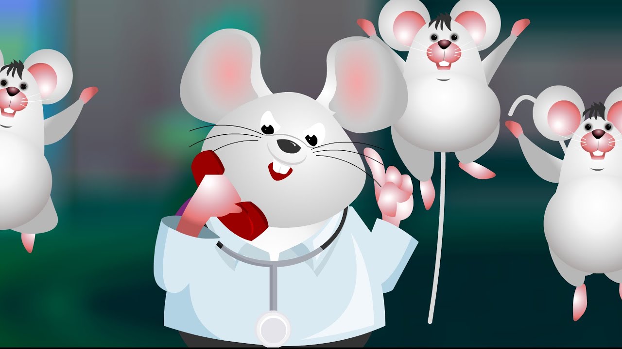 Five Little Mice Jumping | Funny Animated Videos For Kids | TinyDreams