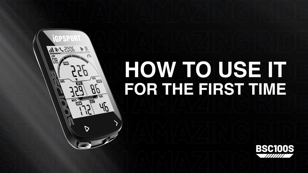 BSC100S｜How to use it for the first time