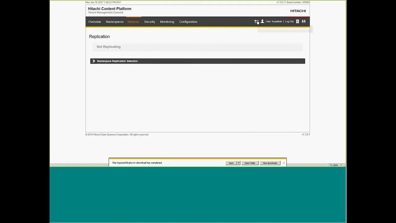 HCP Part 3   Creating Replication Link
