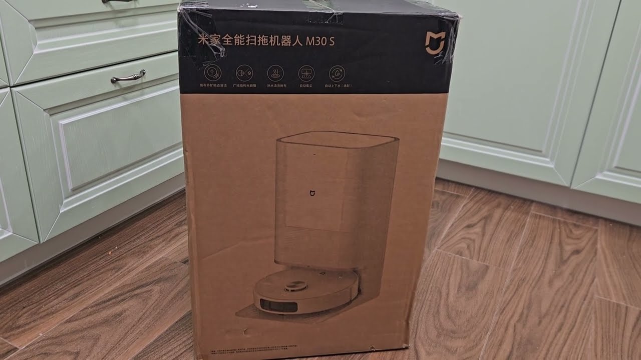 Распаковка робота-пылесоса Mijia M30S D103CN