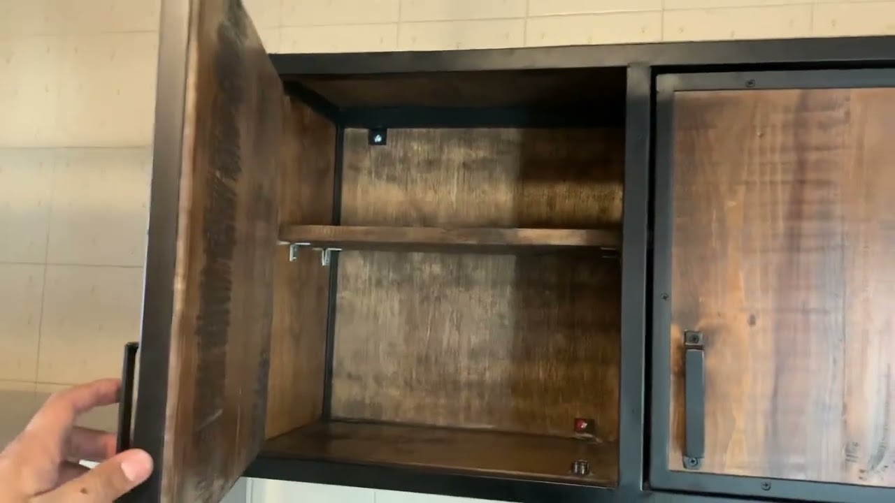 Alacena metal y madera &ldquo;estilo industrial &ldquo;