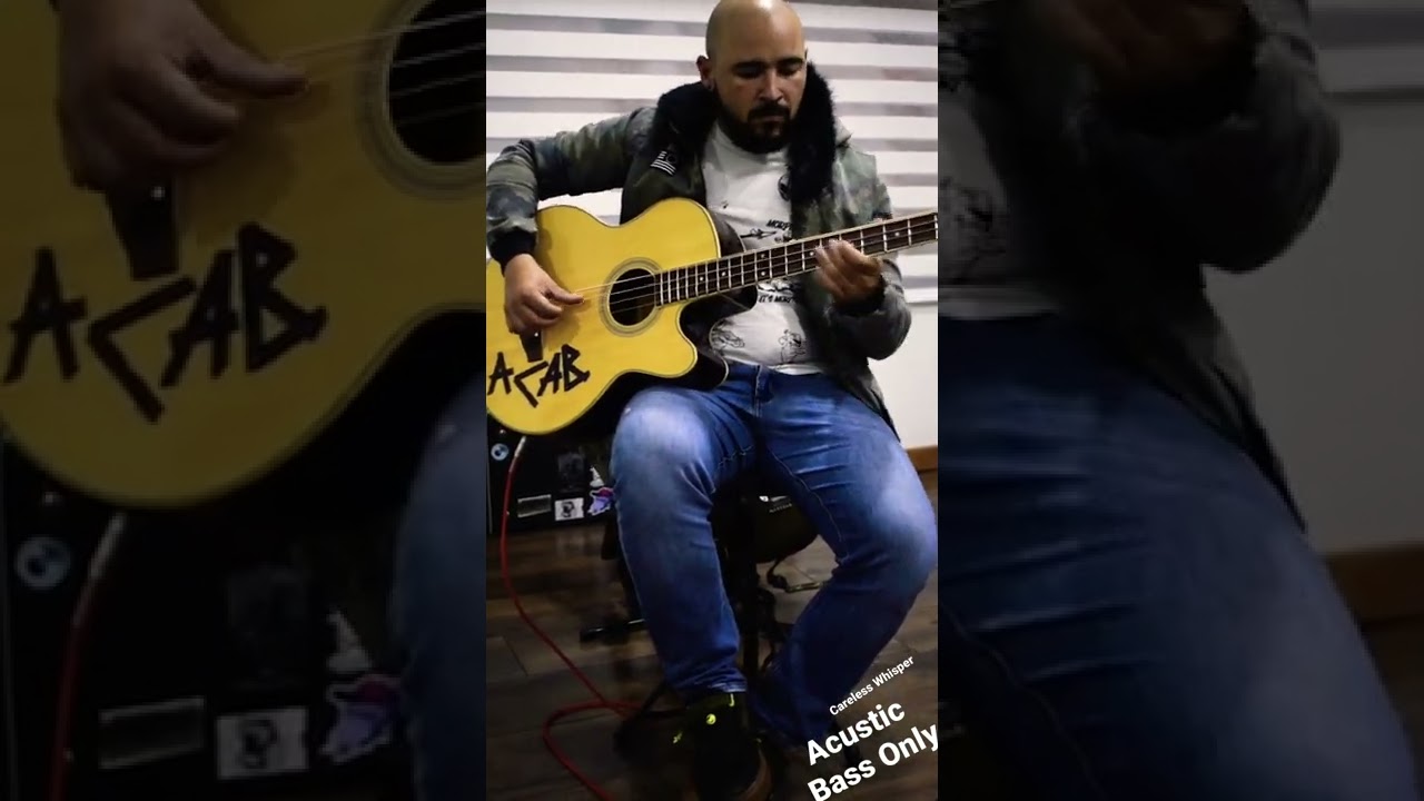 Intro Careless Whisper (George Michael Cover) - Only Acustic Bass #georgemichael #carelesswhisper