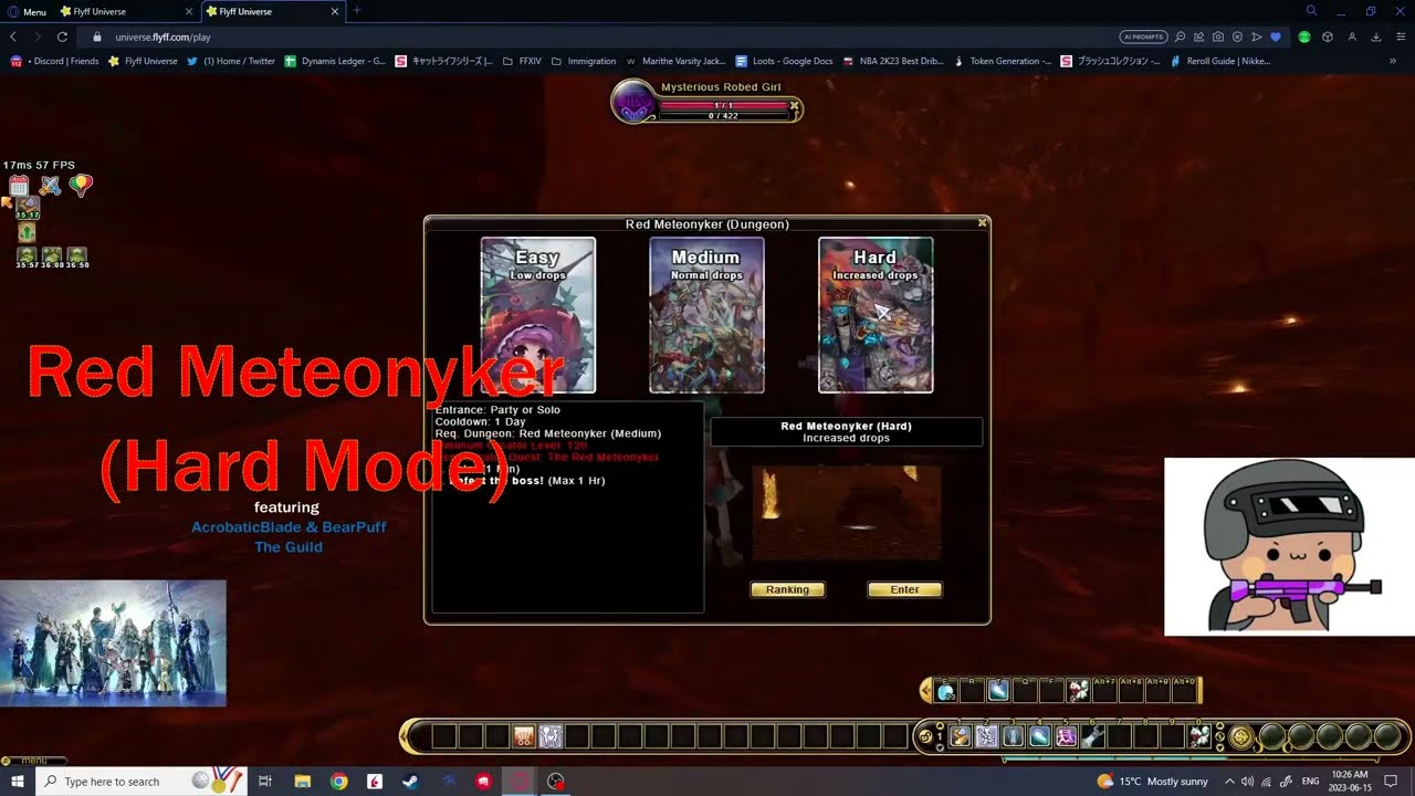 [FWC] Blade/RM Solo - Red Meteonyker Guide - Flyff Universe - Tips and Tricks!