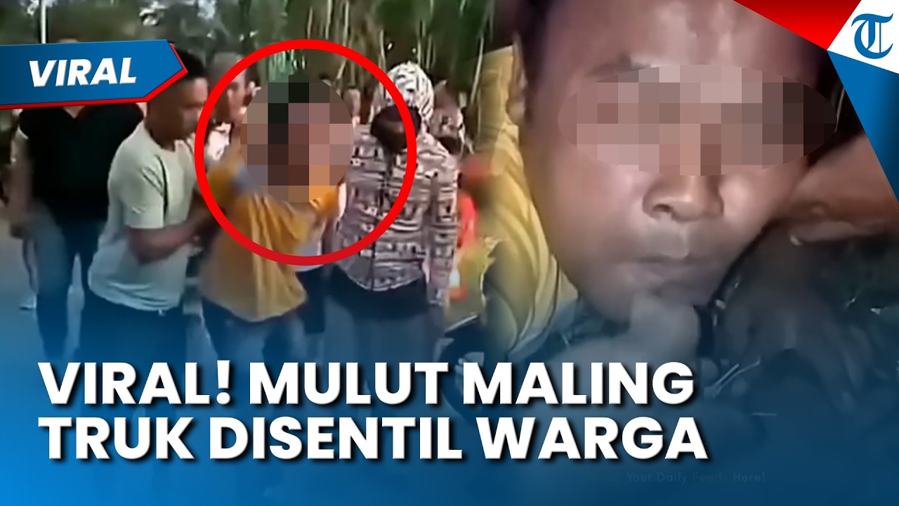 VIRAL! MULUT MALING Truk Disentil Warga seusai Gagal Kabur di Patumbak, Ngaku Suruhan Oknum Eks TNI