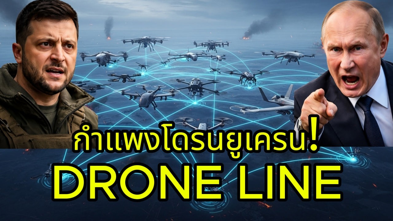 “Drone Line” อาวุธใหม่ยูเครน! กำแพงโดรนหยุดการรุกของรัสเซีย | วิเคราะห์สงครามล่าสุด
