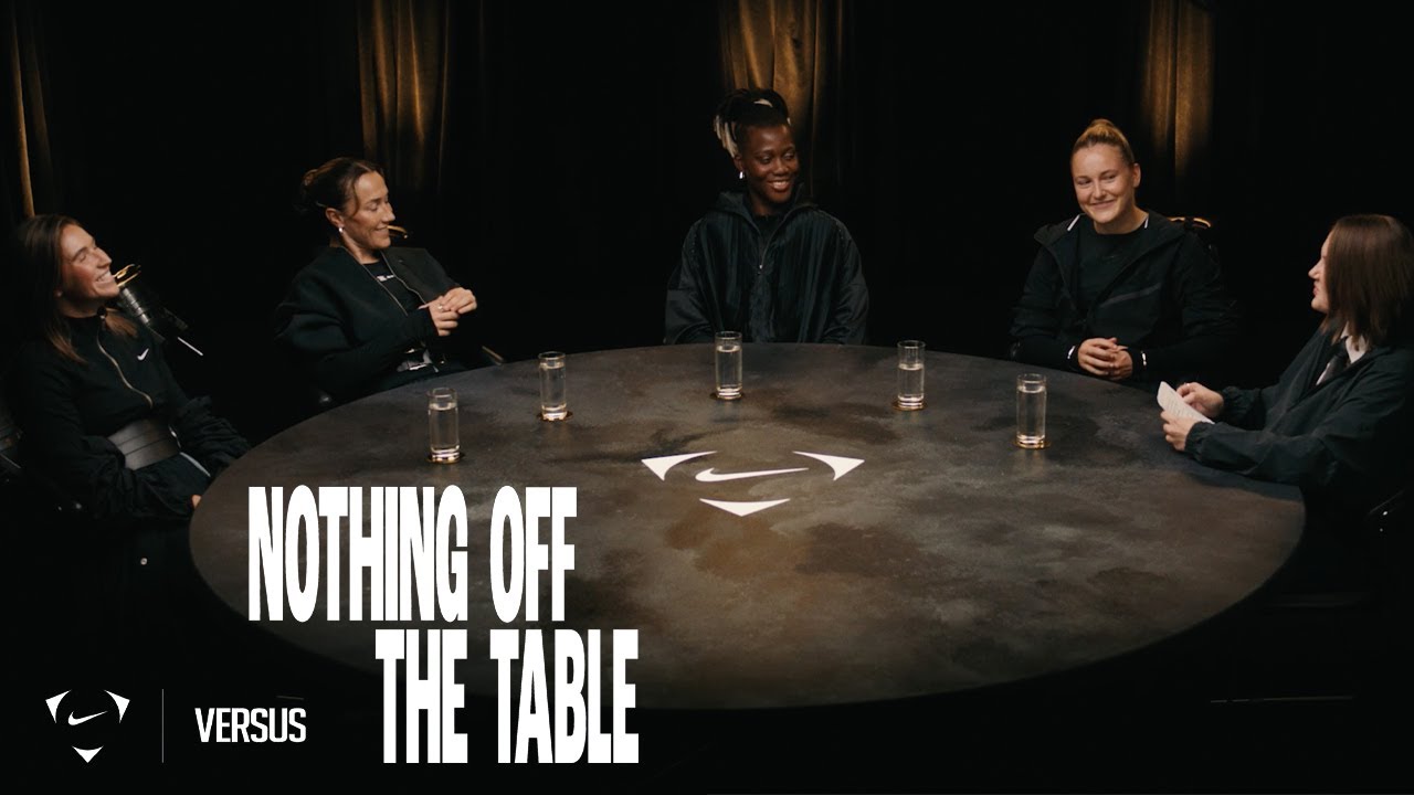 Lucy Bronze, Mariona Caldentey, Chiamaka Nnadozie and Wieke Kaptein | Nothing Off The Table