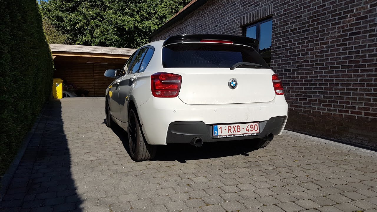 Установка карбонового спойлера на мой BMW 1 серии