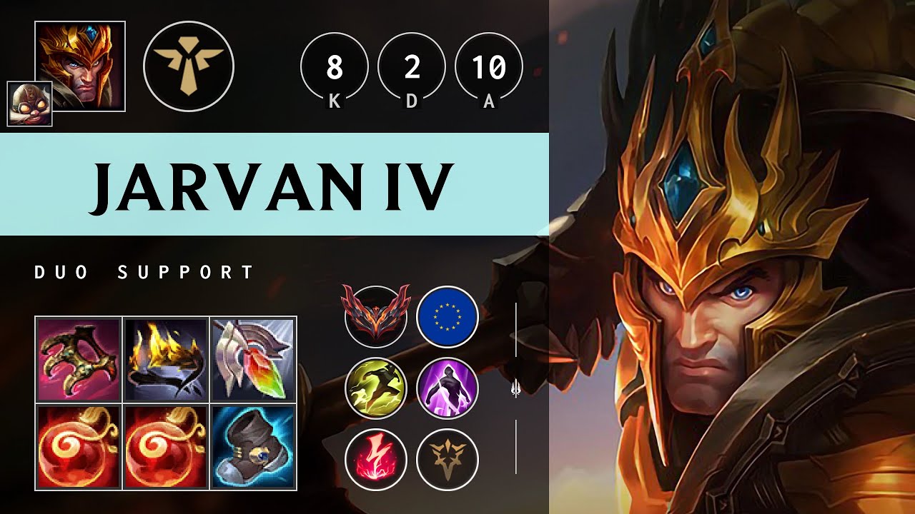 Jarvan IV Support vs Senna: Rampage - EUW Grandmaster Patch 25.S1.1
