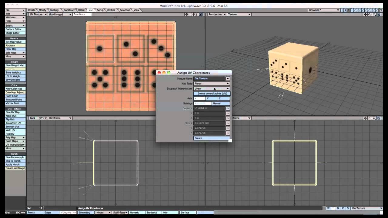 Within 10 Minutes - 3d Lightwave - UV Mapping