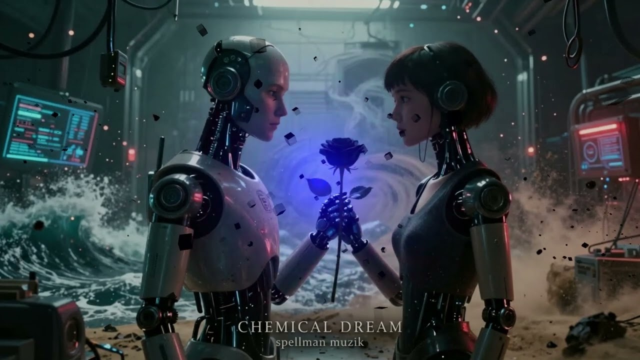 When AI Fall In Love | First Chemical Dream (Dark Techno Mix) | SciFi | Hypnotic Underground Sound