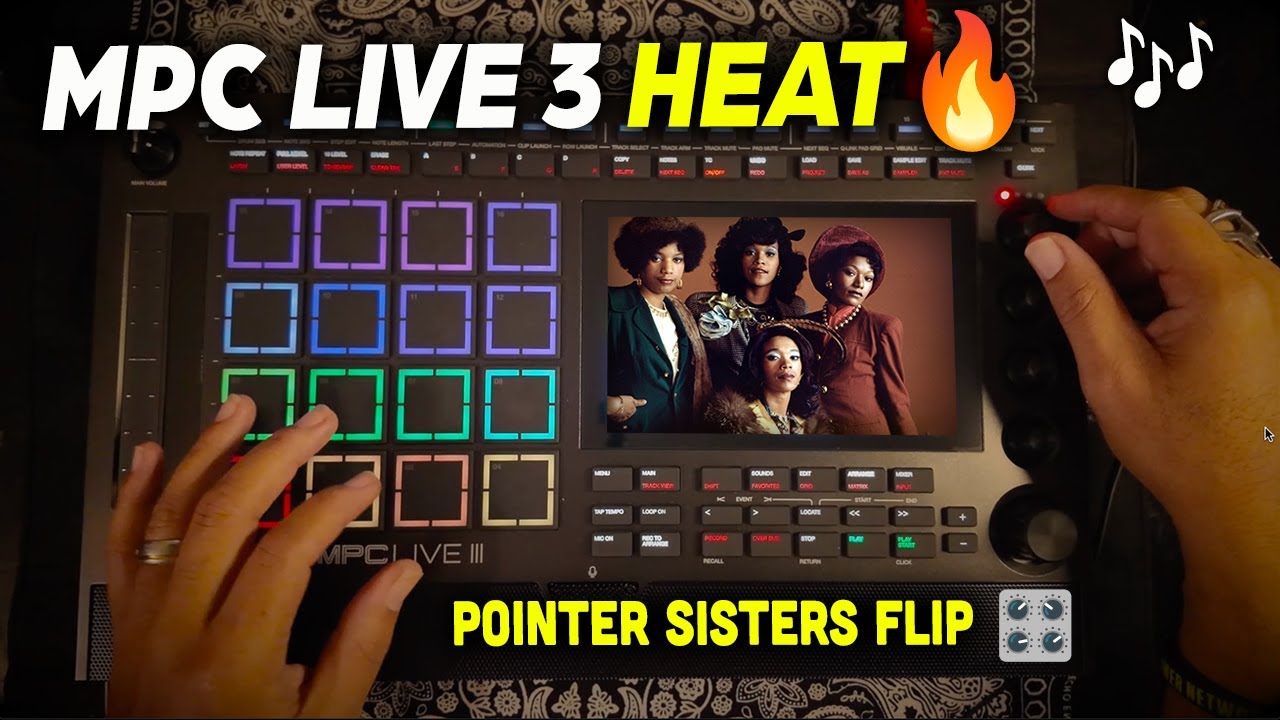MPC Live 3 Boom Bap Beat | Sampling The Pointer Sisters w/ Beat Butcha Kit