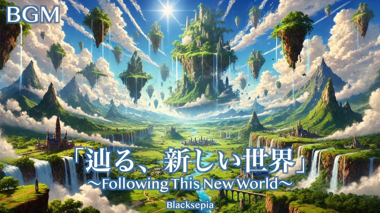 【BGM(ファンタジー系)】辿る、新しい世界／Following This New World（Blacksepia）