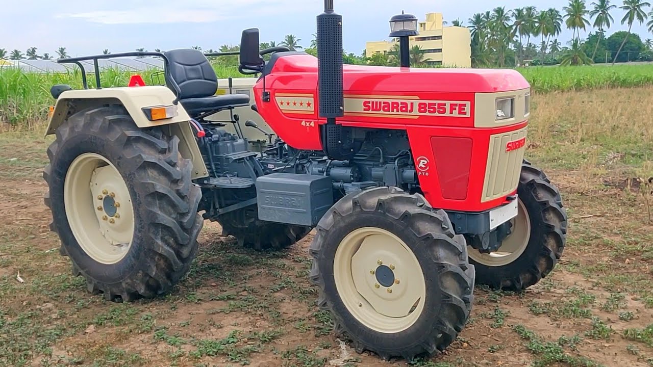 New Swaraj 855 FE 4wd full review in Tamil | New featured swaraj tractor 🔥 | Agriculture INDIA