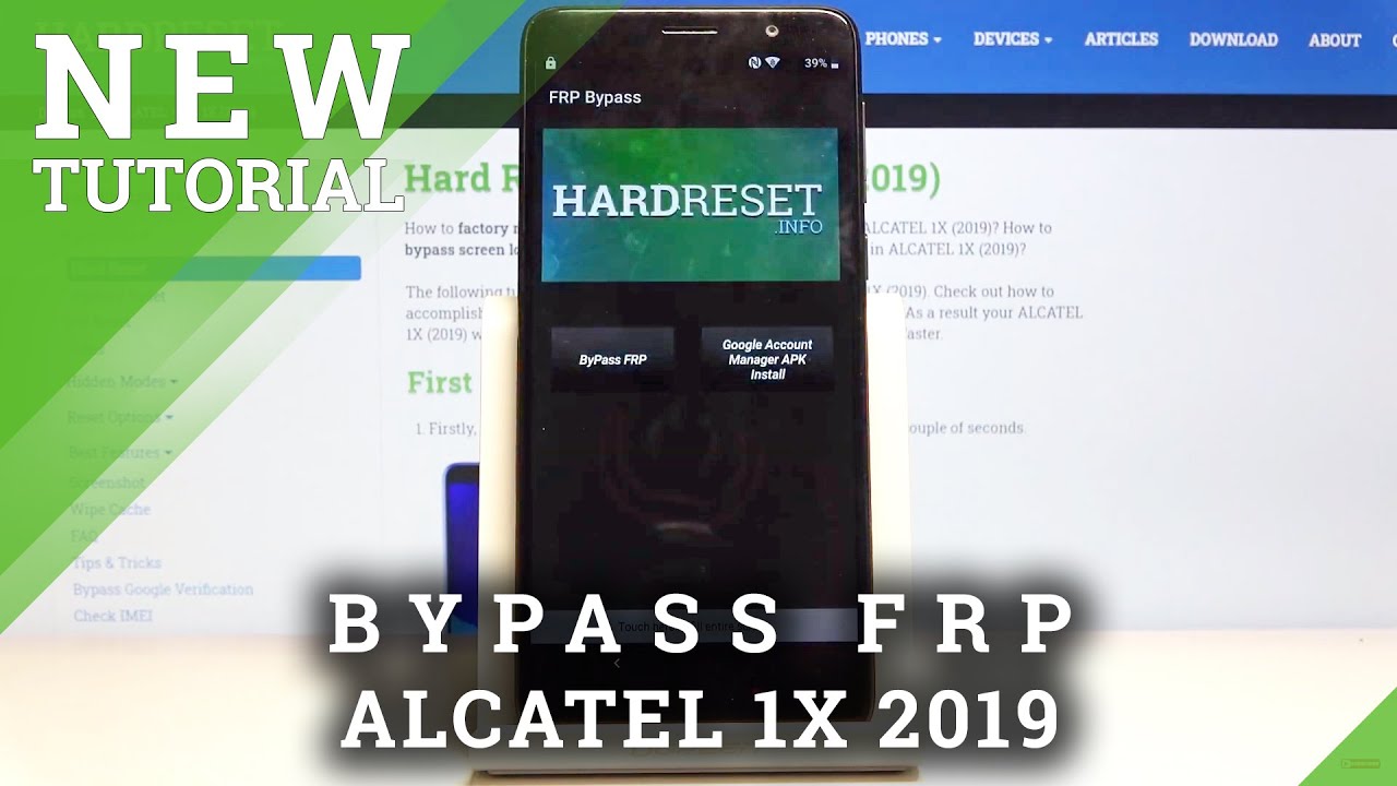 How to Skip FRP in ALCATEL 1X 2019 – Bypass Google Verification