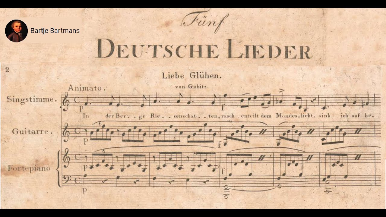 Carl Maria von Weber - 5 Deutsche Lieder, Op. 25 (1812)