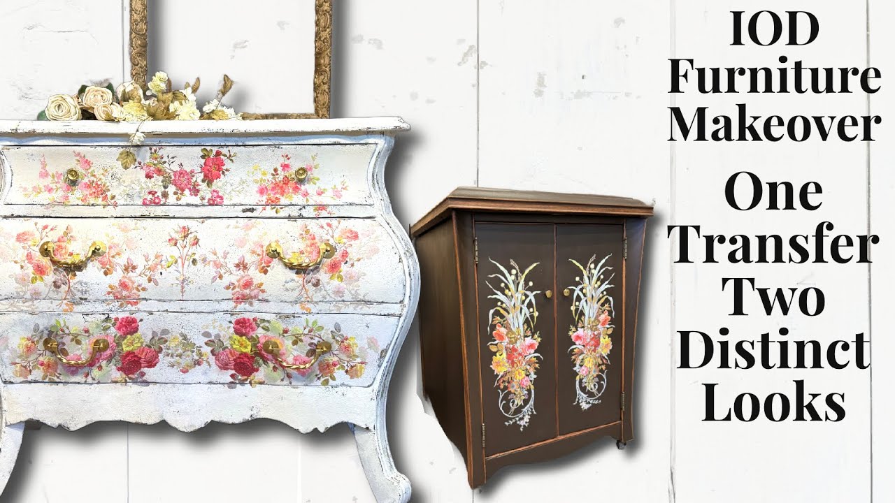 Furniture Flips: One Transfer,  Two distinct Looks with IOD