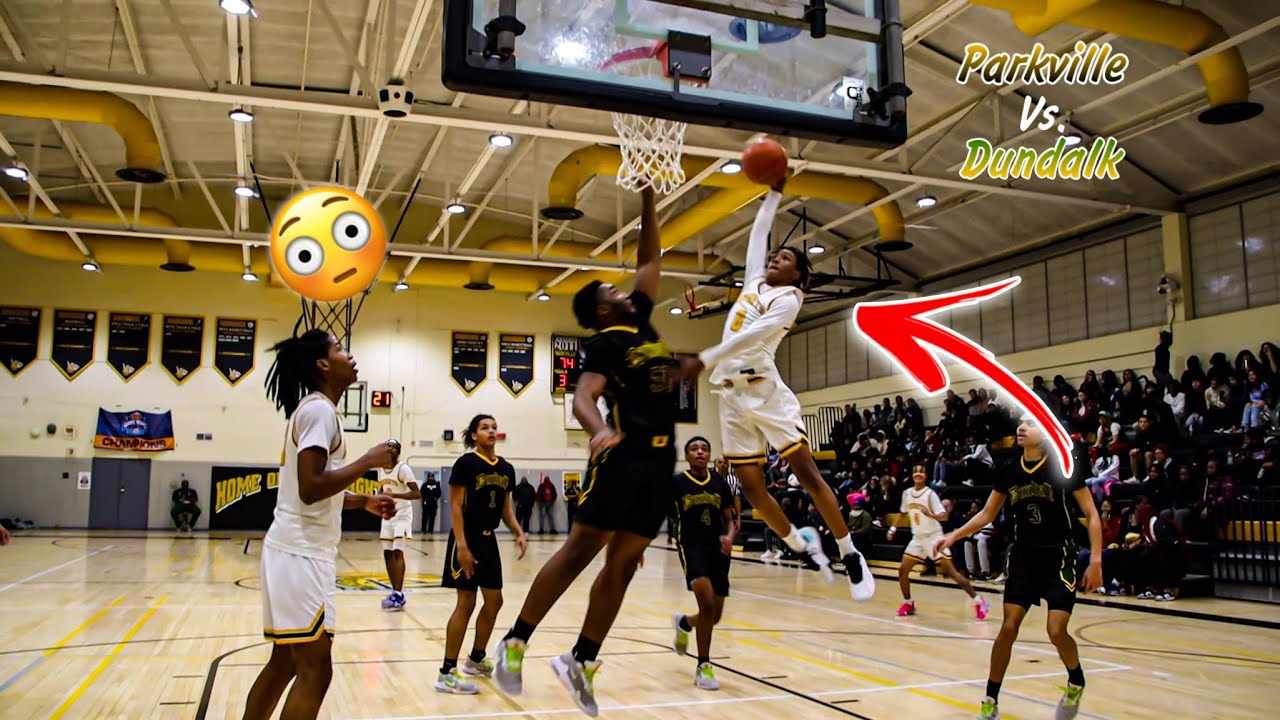 ALLEY-OOPS & DUNKS EVERYWHERE!! Parkville Continues to Dominate vs. Dundalk!