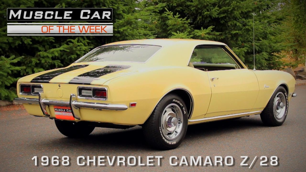 Видео о маслкарах недели, выпуск № 131: Chevrolet Camaro Z/28 1968 года