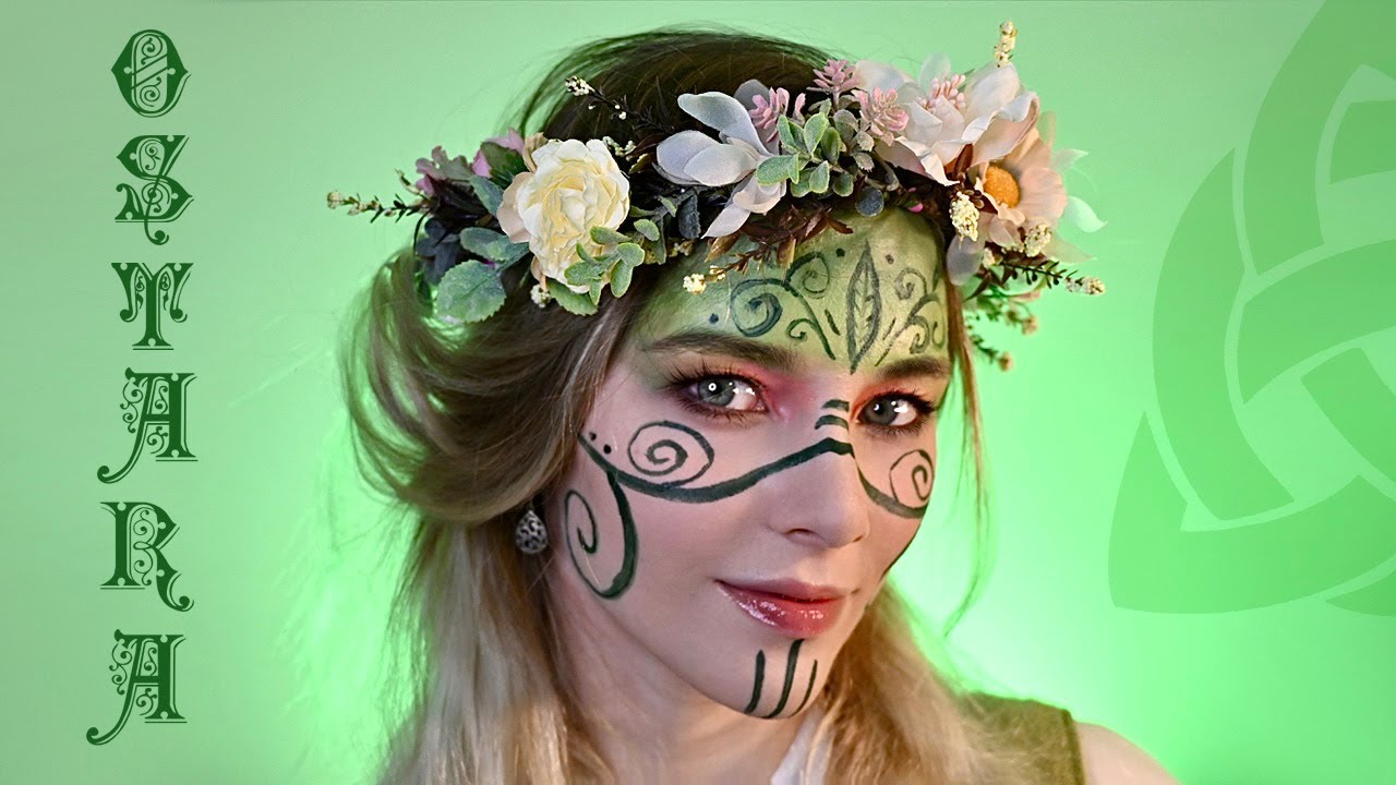 Fantasy makeup tutorial 🌿OSTARA🌿 Spring Equinox ✨
