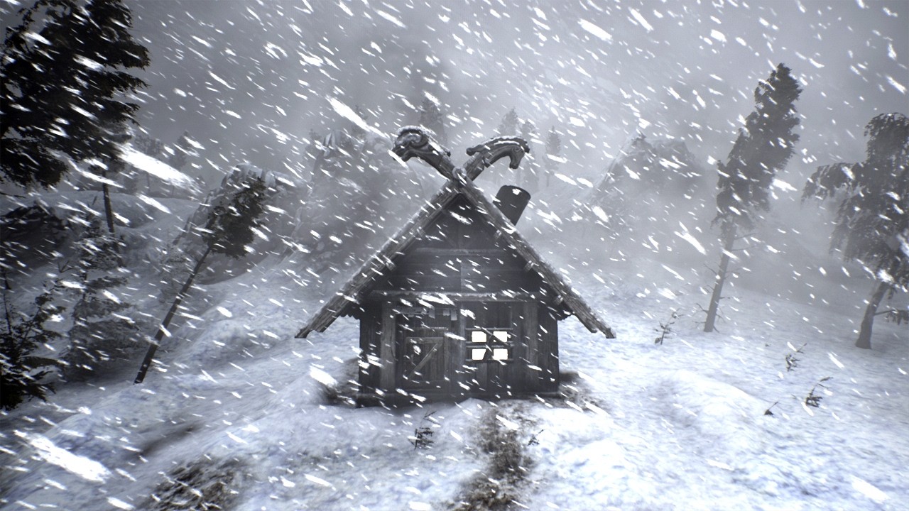 BRUTAL SIBERIAN WINTER with EXTREME COLD and Blizzard Sounds for Sleeping. Frostbitten Taiga Eclipse
