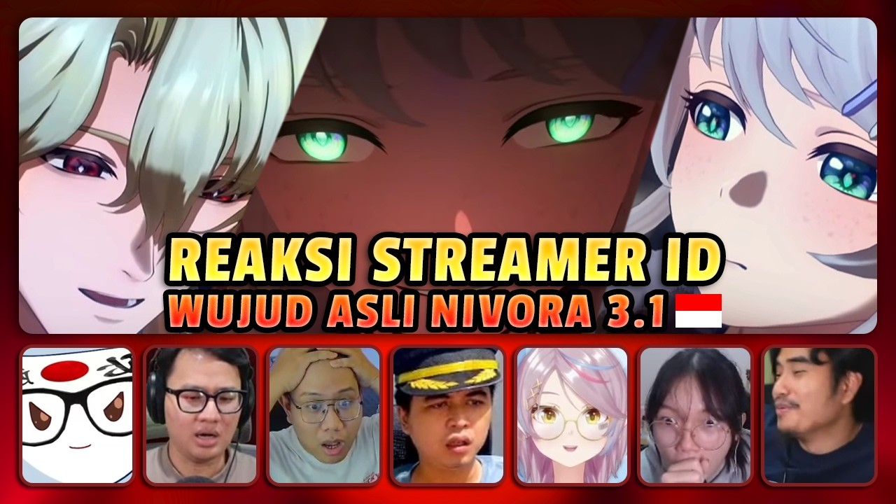 Reaksi Konten kreator / Streamer 🇮🇩 Pada Wujud Asli Nivora Wuwa Story 3.1 SUB INDO #wutheringwaves