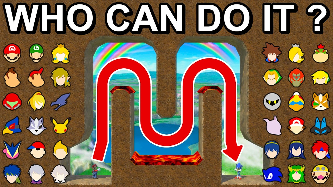 Who Can Pass The Underground M Challenge ? - Super Smash Bros. Ultimate