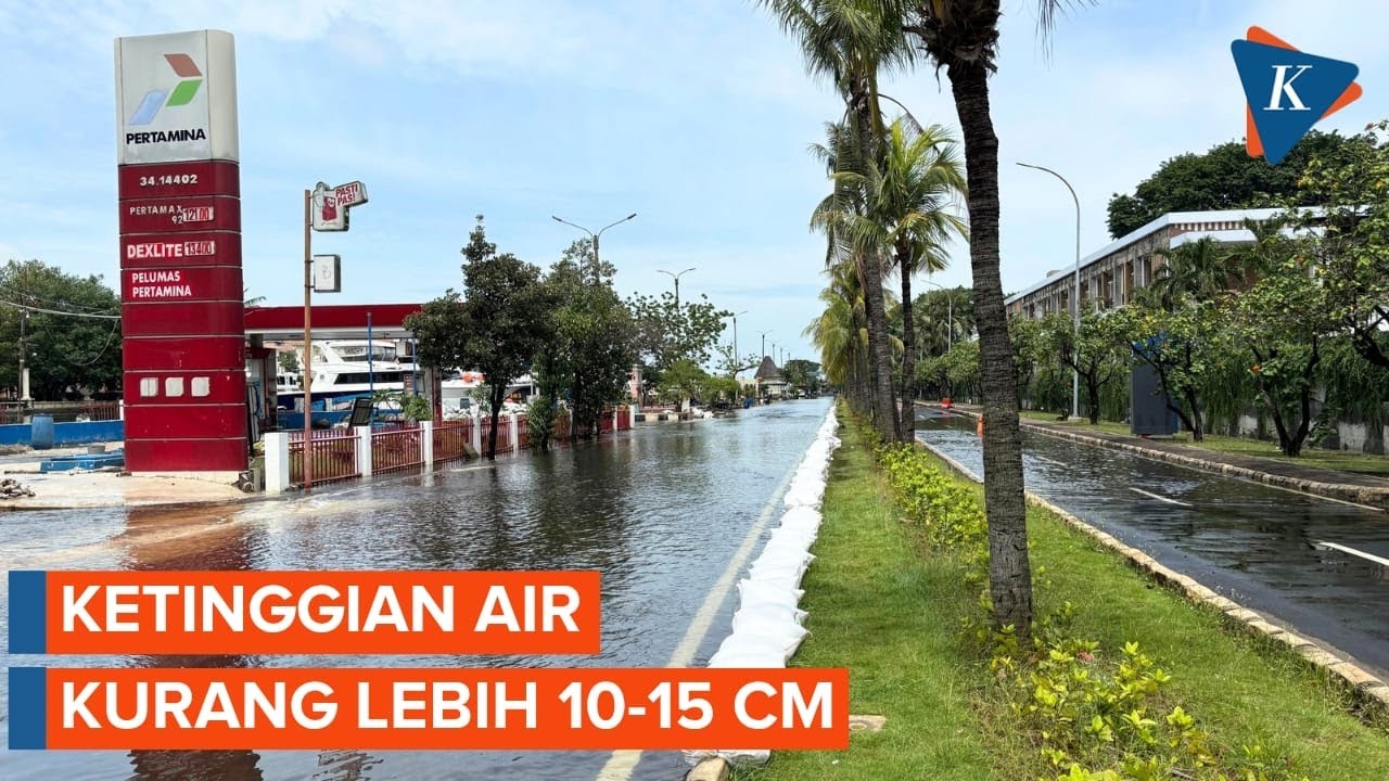 [FULL] Situasi Banjir Rob Genangi Kawasan Ancol