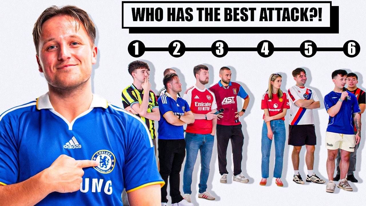 20 Premier League Fans Rank Who Has The Best ATTACK!