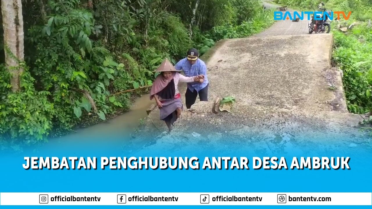 JEMBATAN PENGHUBUNG ANTAR DESA AMBRUK