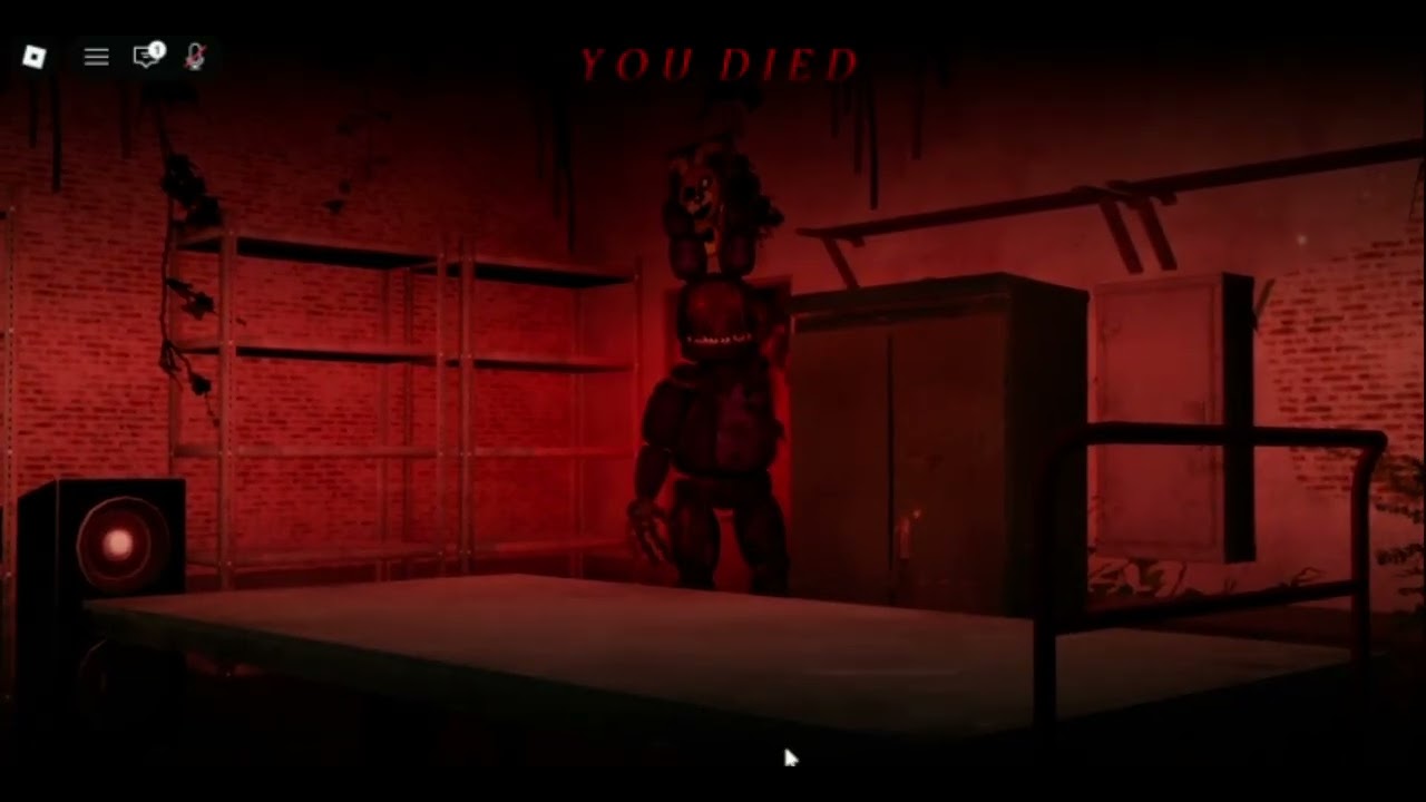we survived ''FIVE NIGHTS AT FREDDY'S in ROBLOX on HARD MODE