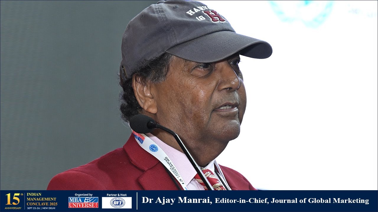 IMC 2025 | IMC IRC 2025| Dr Ajay Manrai, Editor-in-Chief, Journal of Global Marketing