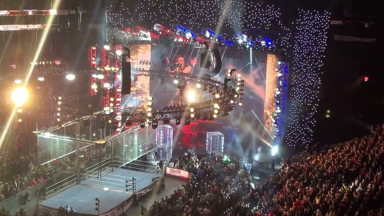 Survivor Series War Games Full Intro & Pyro | TD GARDEN  Boston 11/26/2022