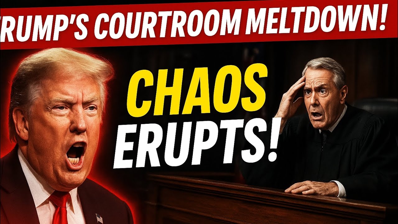 &ldquo;Trump&rsquo;s Courtroom MELTDOWN &mdash; Chaos ERUPTS in Shocking Legal Showdown!&rdquo;