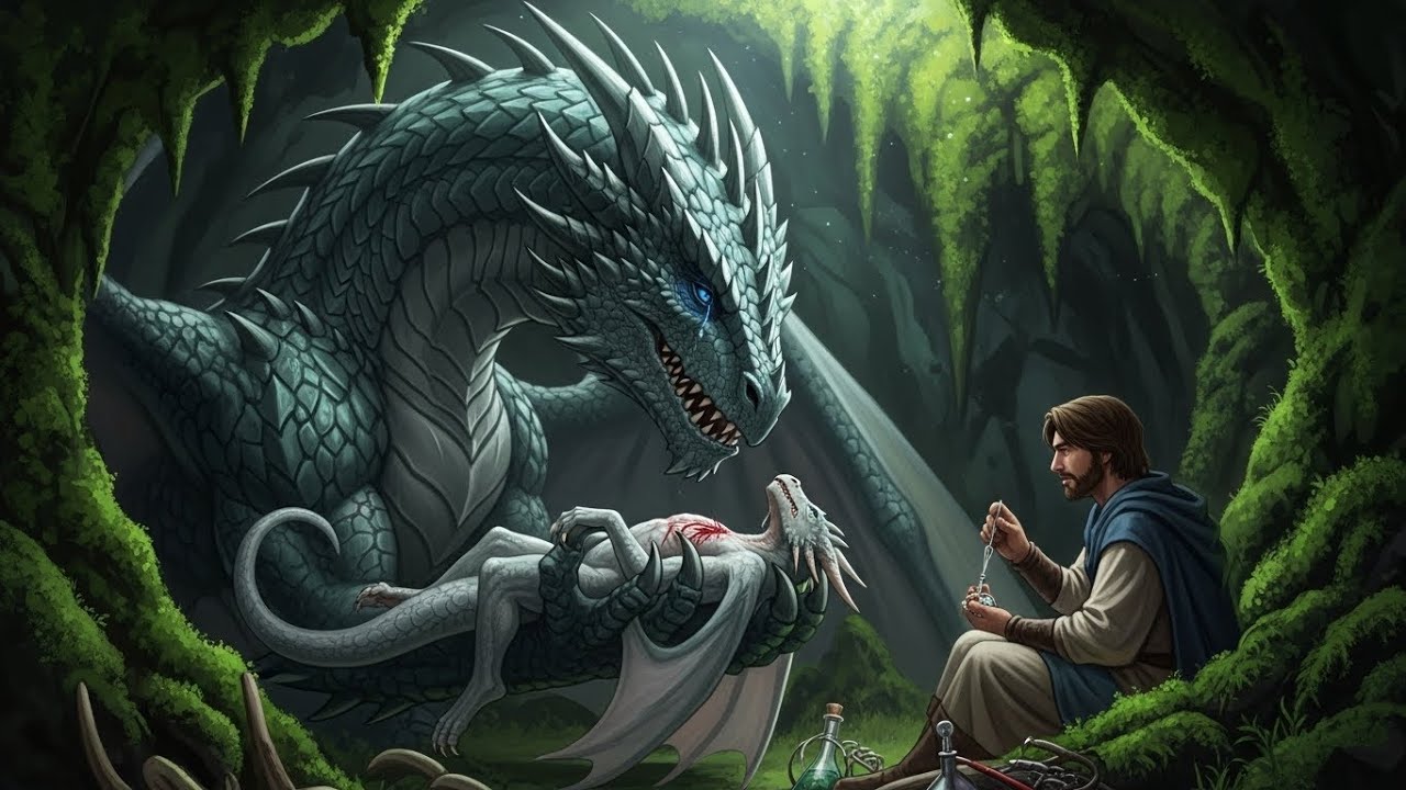A Dragon’s Tears Fall Softly in the Cave Where Hope Fades