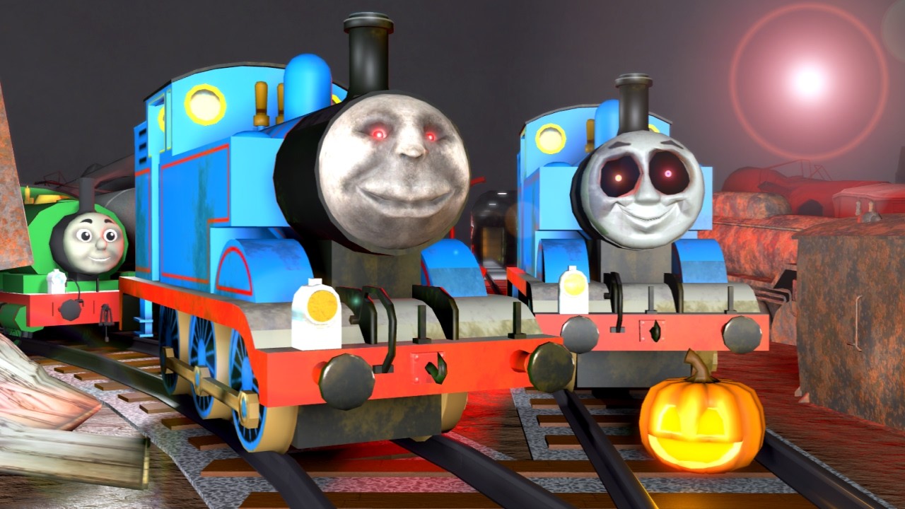 Thomas.exe's Face Has Been Destroyed! (The Tunnel - Roblox)
